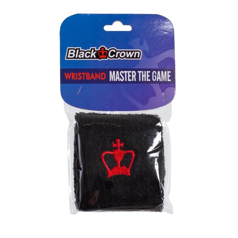 Muequeras Black Crown Corta Negro 1 Unidad