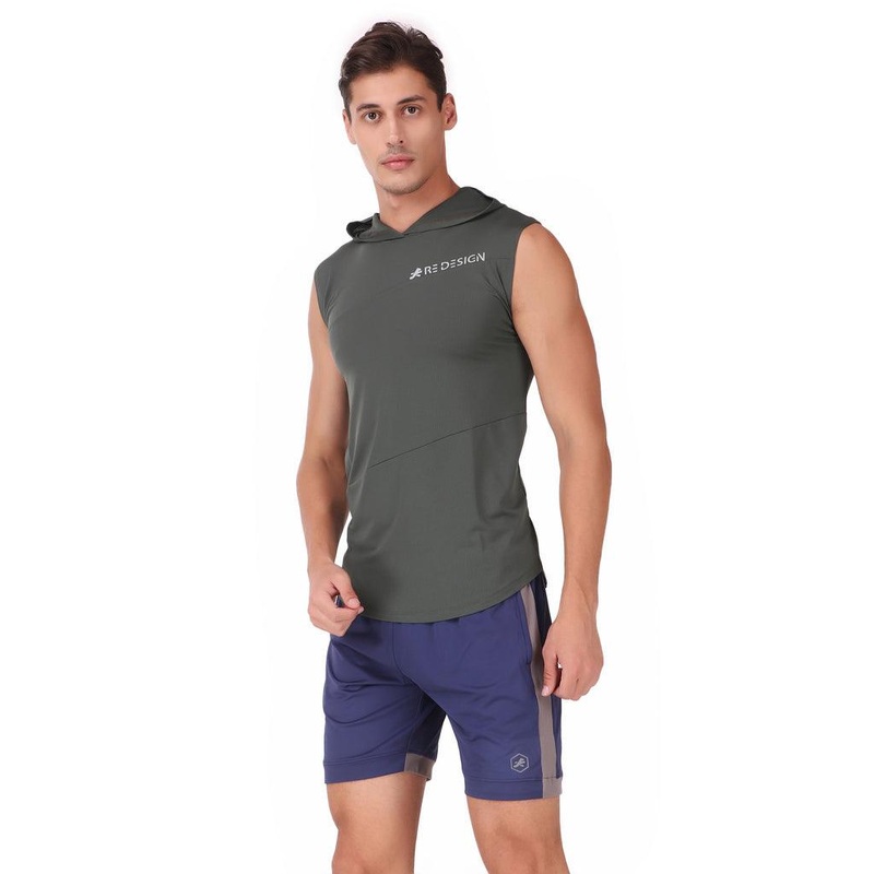 ReDesign Performance Hoodie | Men | KIBI Sports S Military Green
