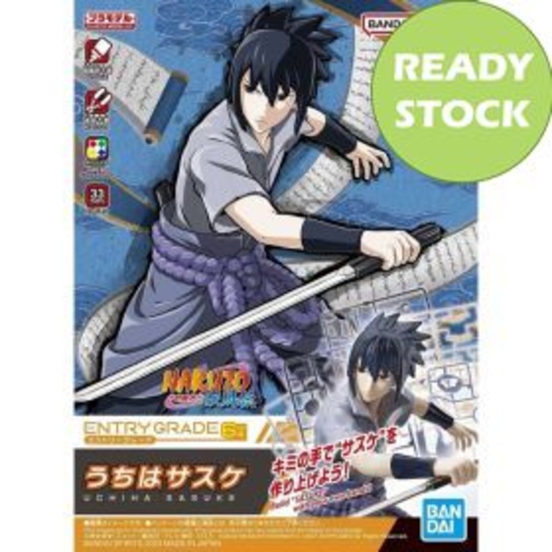 Bandai – ENTRY GRADE  Sasuke Uchiha The model Sasuke Uchiha