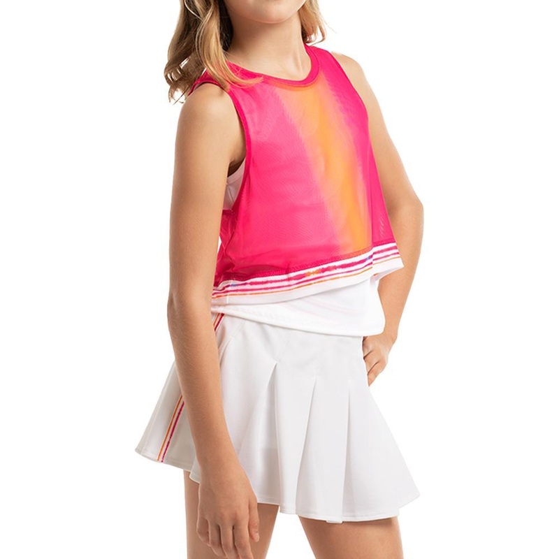 Girl’s Shockin’ Radiance Tennis Tank Shocking Pink