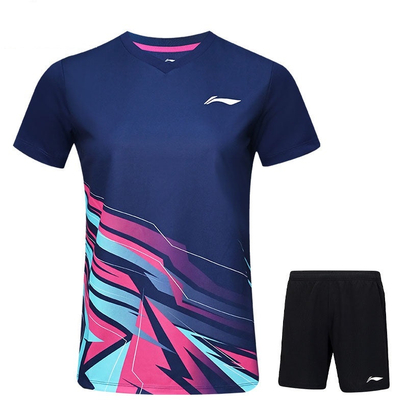 Li-Ning Badminton Competition Uniform Women – Purple/Blue Purple/Blue S