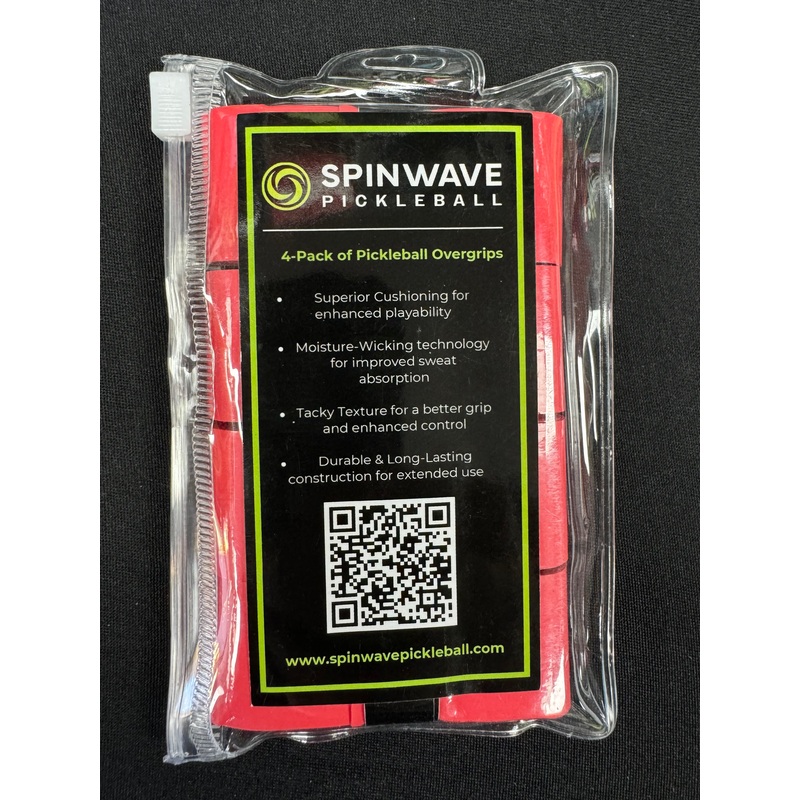 Spinwave Pickleball Soft & Tacky Overgrip 4 Pack