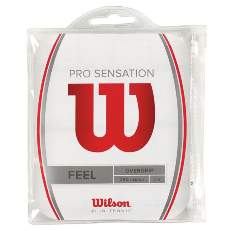 Wilson Pro Sensation Overgrip White –  12 Pack