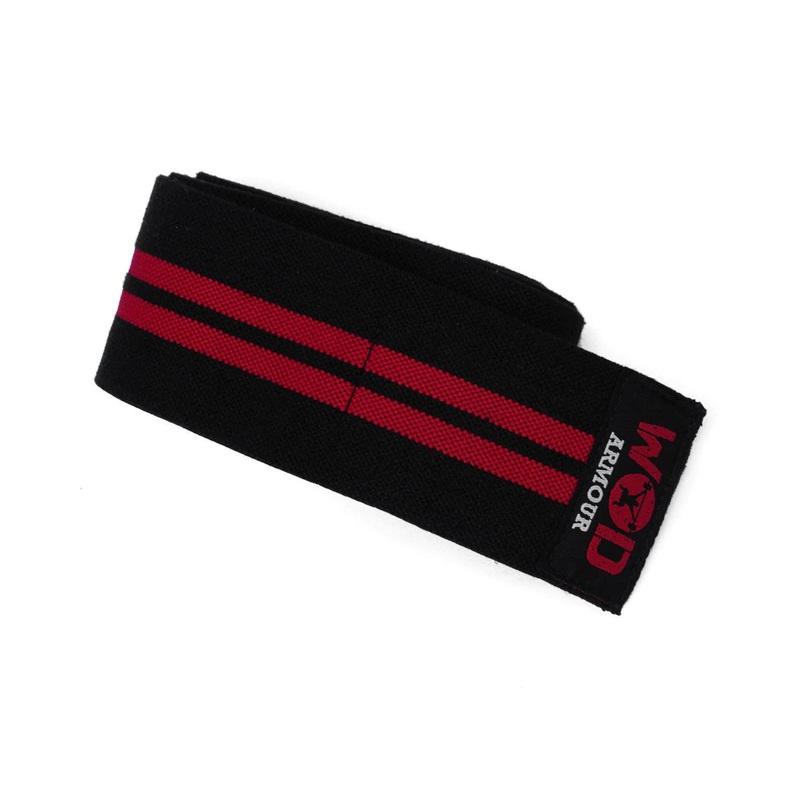 WOD ARMOUR | Knee Wrap (2 m) | KIBI SPORTS Black
