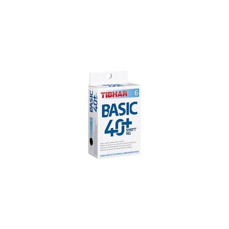 6 Balles PVC TIBHAR 40+ SYNTT NG BASIC