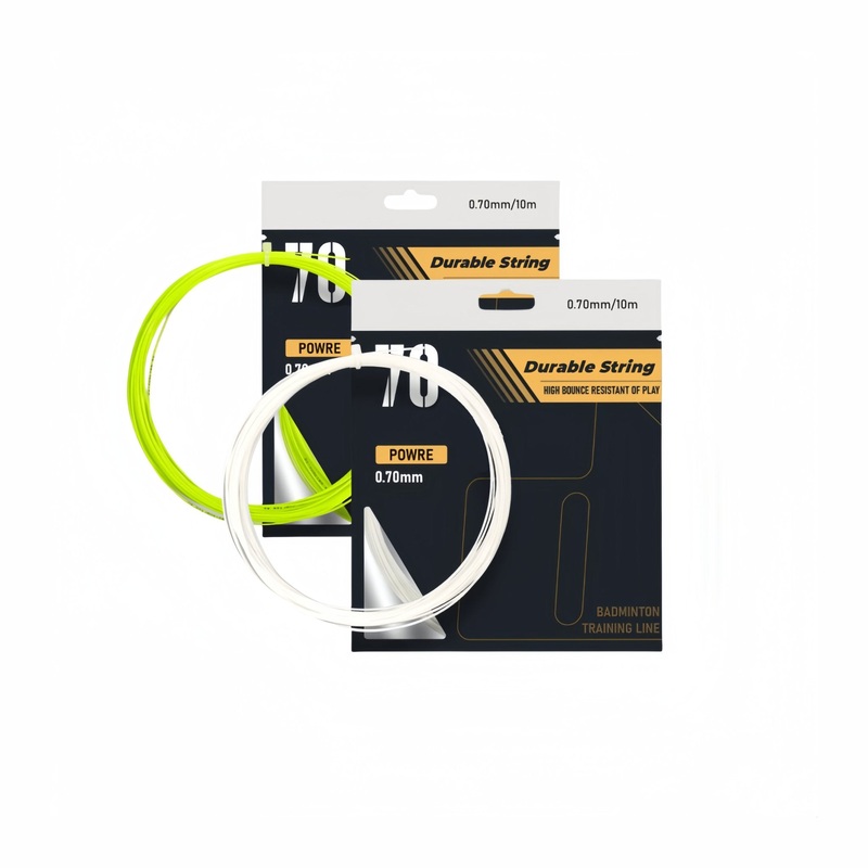 Dracaena 70 Professional Durable Badminton String – Enhanced Play & Control White