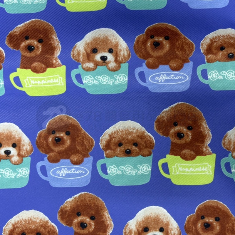 Handmade Water Resistant shoes bag (Coffee Poodle 443) Coffee Poodle 443