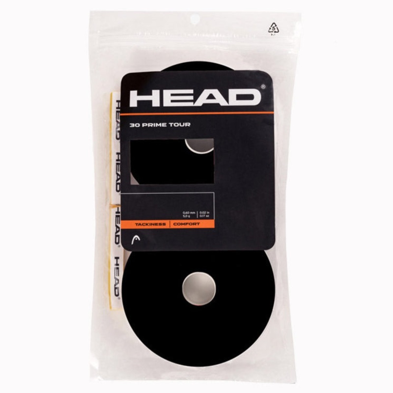 Head Prime Tour Overgrip 30 Pack (Black)