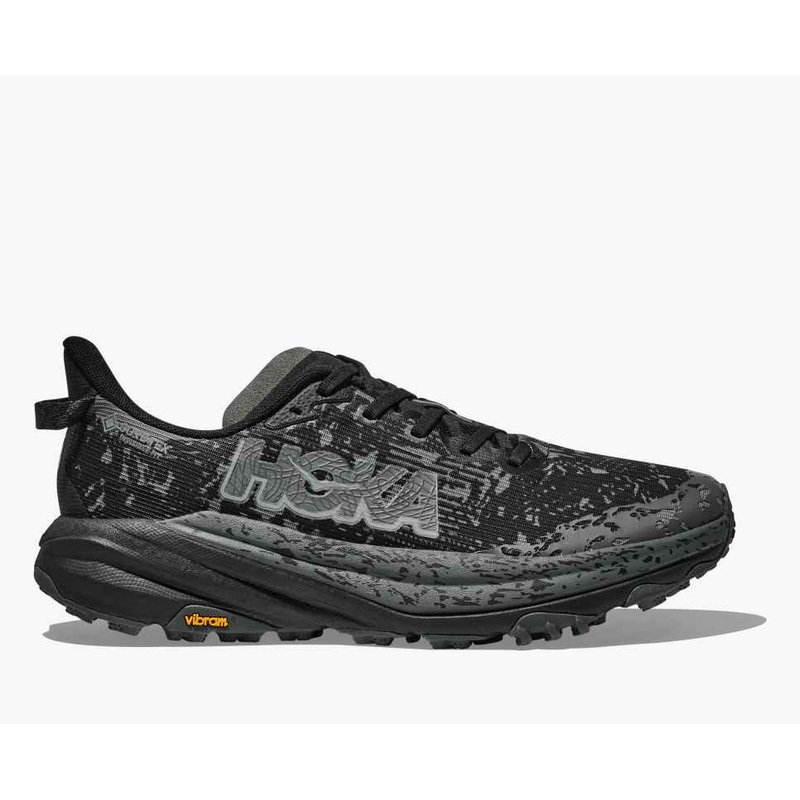 Hoka Men’s Speedgoat 6 GTX Black/Outer Orbit-BCKT 8