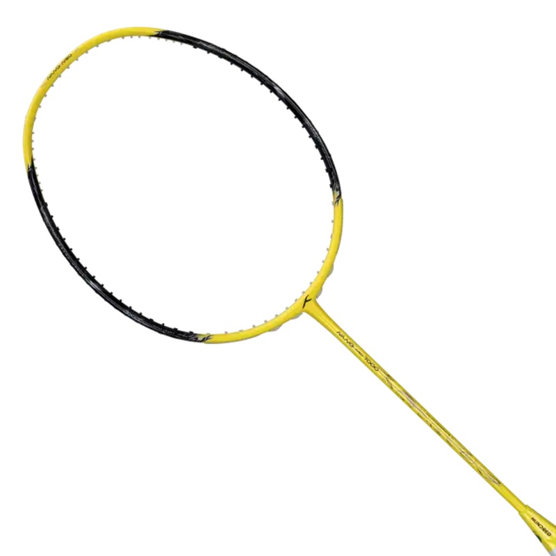 Hundred Nano Neo 7000 5U Badminton Racket – Yellow/Black Yellow/Black 5U6