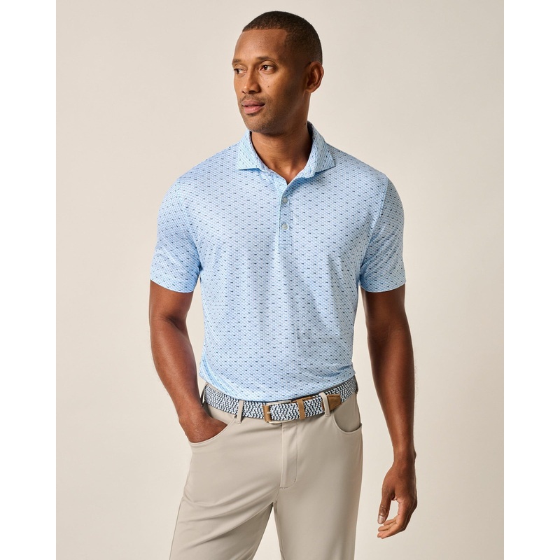 Johnnie-O Men’s Performance NC Time Jersey Polo Maliblu Small