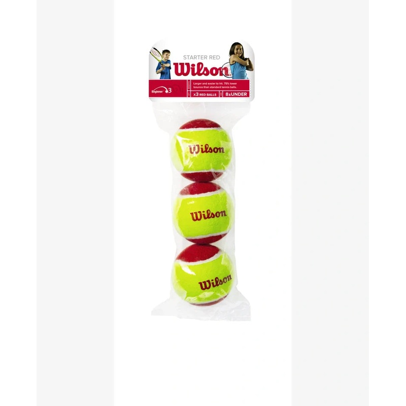 Wilson Starter (WRT137001) Red 3Pack RED 3 Pack