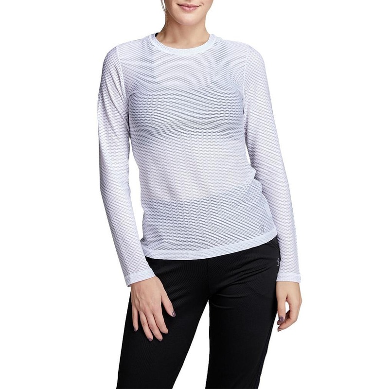 Women’s Sofibella Airflow Long Sleeve Extra Small White