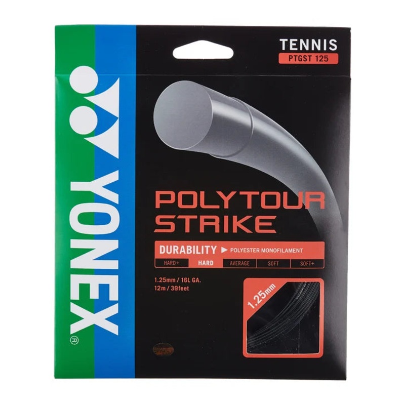 Yonex PolyTour Strike 1.25 – 16L Gauge Black