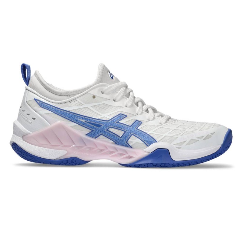 Asics Blast FF 3 Women’s Indoor Court Shoe (White/Sapphire)