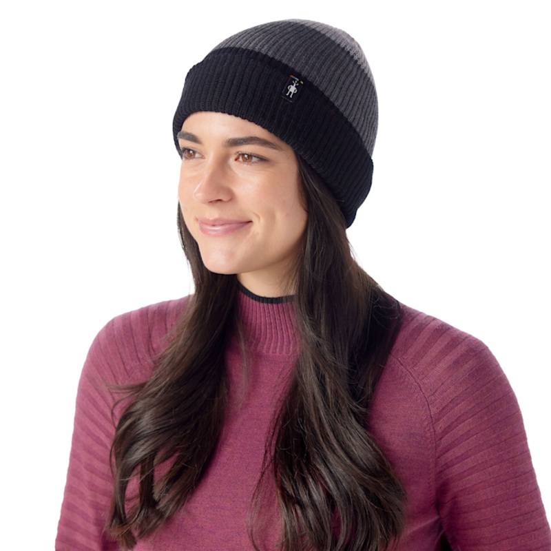 Smartwool Cantar Colorblock Beanie Black-001