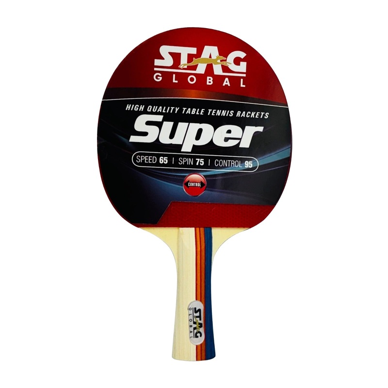 STAG GLOBAL Super Table Tennis Racket |  Kibi SPorts Straight Grip