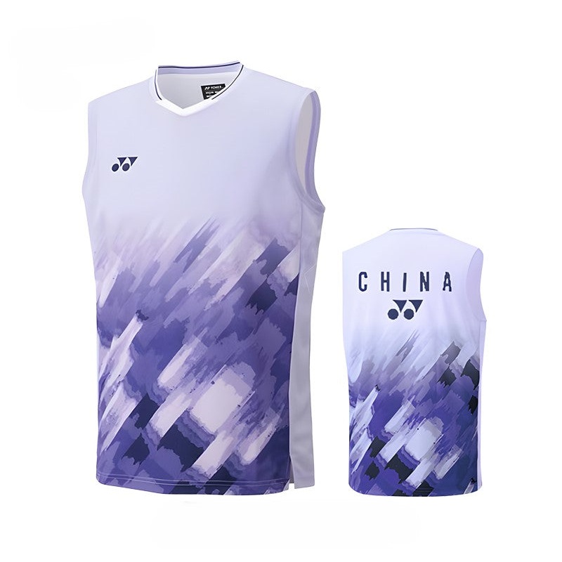 YONEX 2024 China Team Men’s Game shirt 10582CR (Sleeveless) Misty Purple (354) M