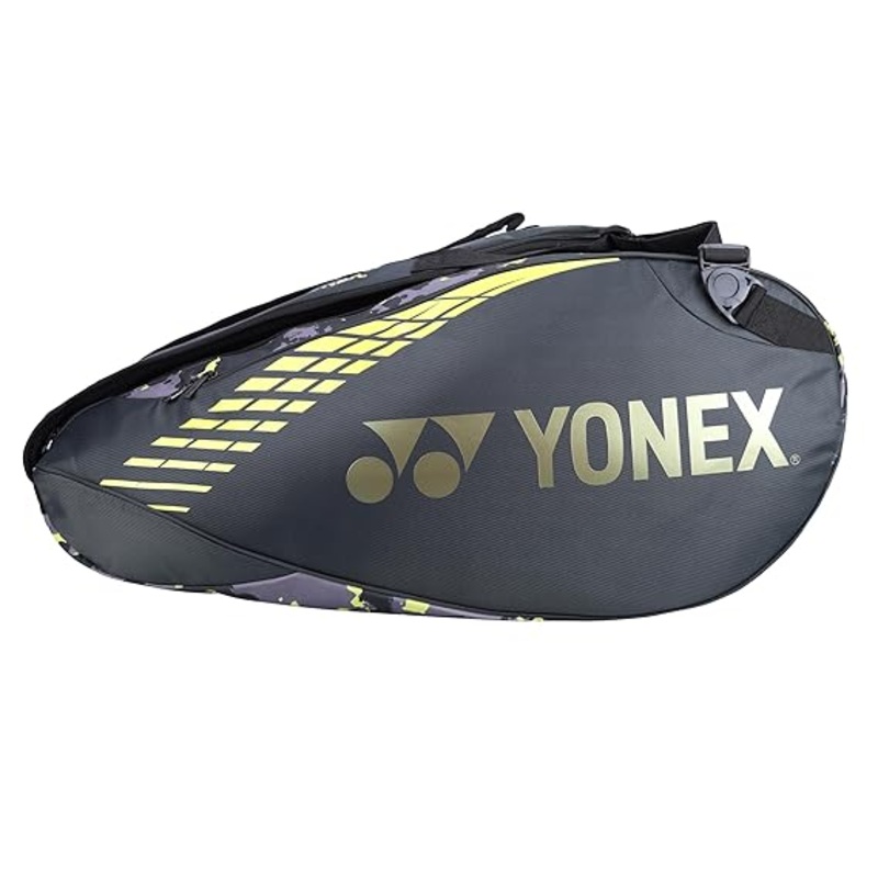Yonex Champion BT 9 PC3Q014 22929 T SR | Premium Badminton Tournament Kitbag – BT9 Dark Flower Grey/Yellow