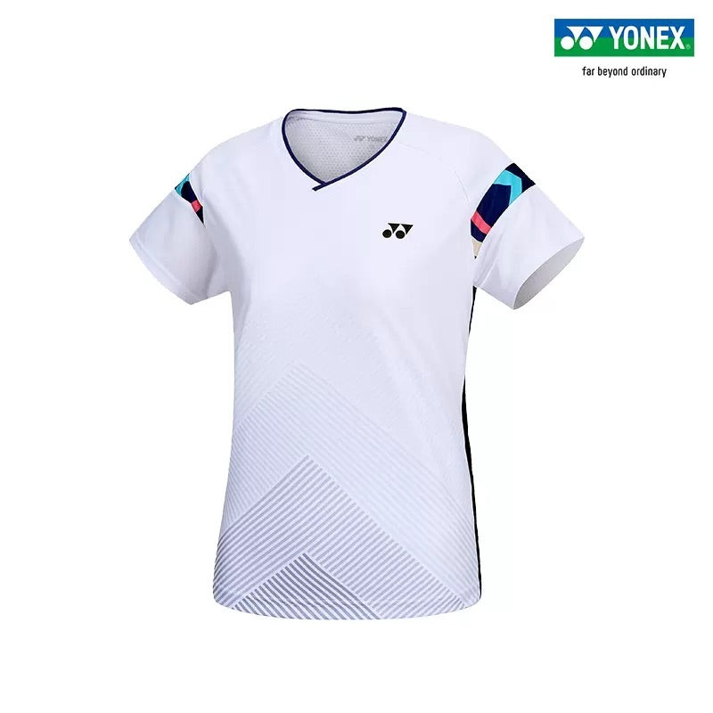 YONEX Women’s T-shirt 210313BCR White (011) M