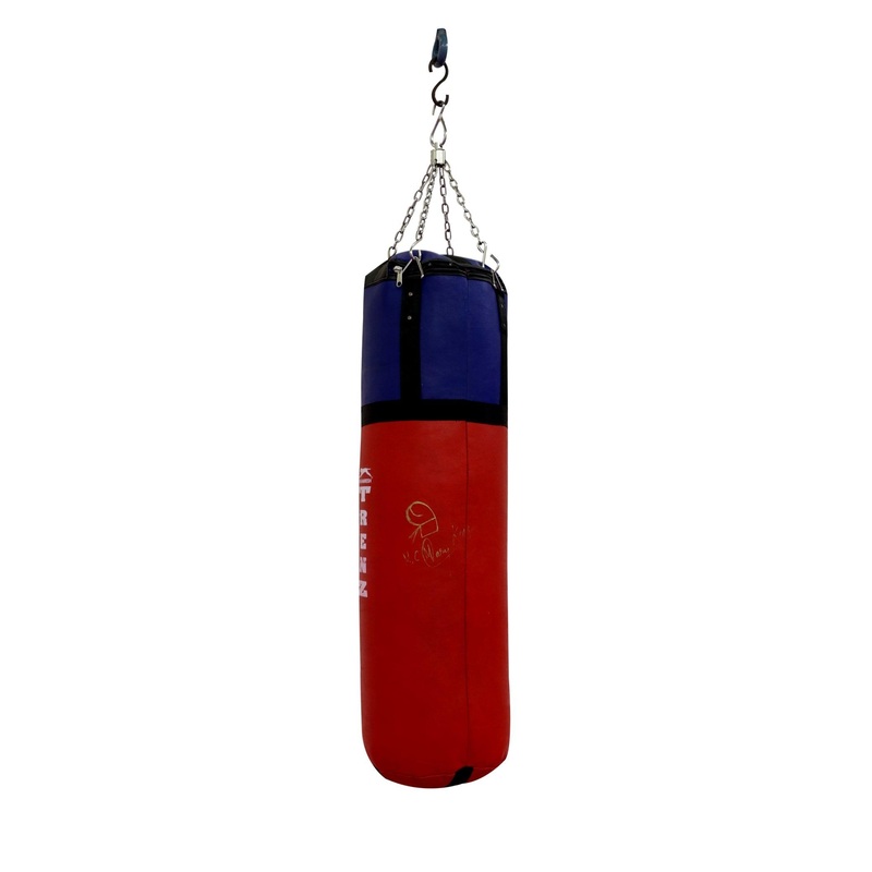 Boxing Punching Bag With Filling Medium Size Red/BLACK
