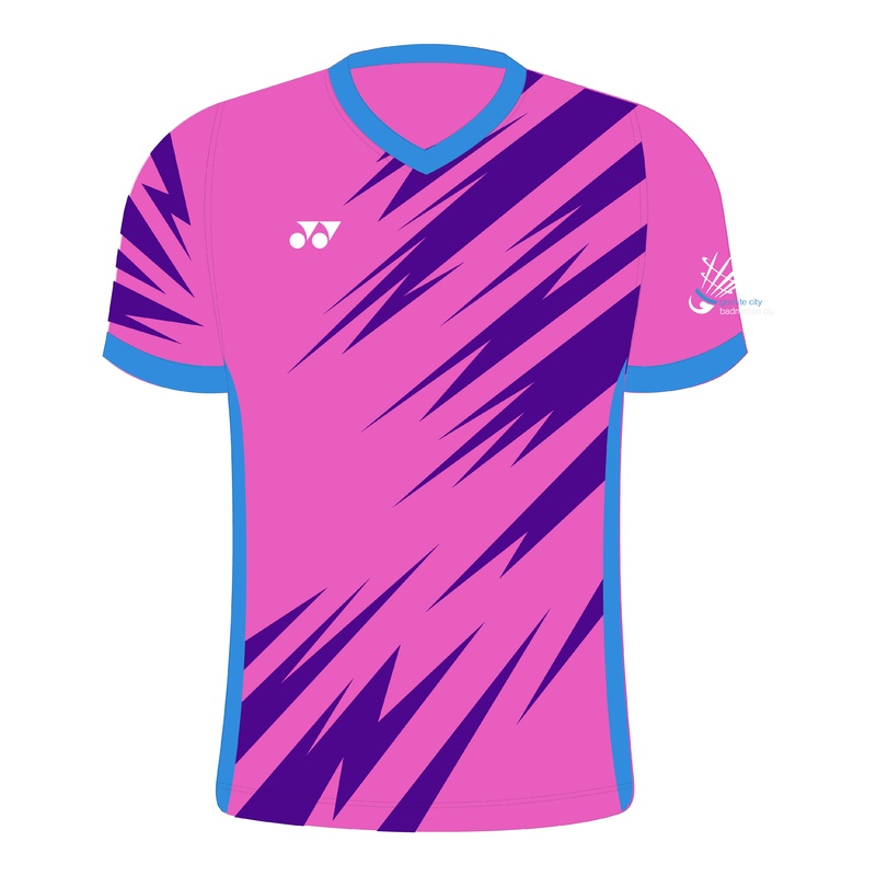 Granite City T013 Tiger Strike V Neck Juniors Bright Pink/Purple/Sky J120