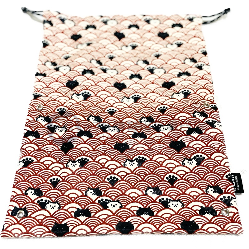 Lis..Handmade Water Resistant shoes bag (Fluffy Neko 107) Fluffy Neko 107