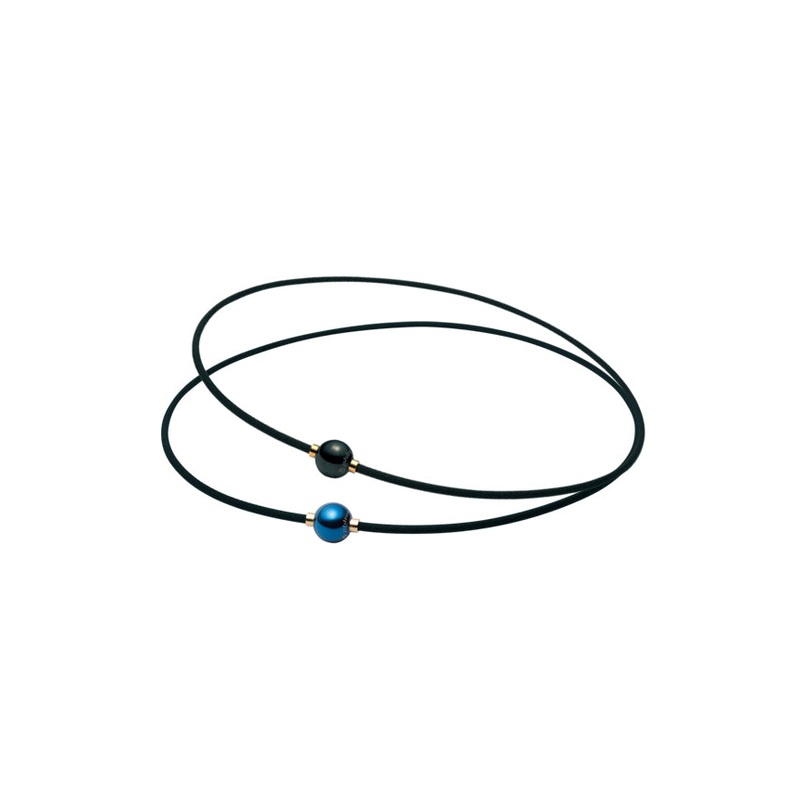 RAKUWA Necklace X100 Mirror Ball Earth Color 40cm
