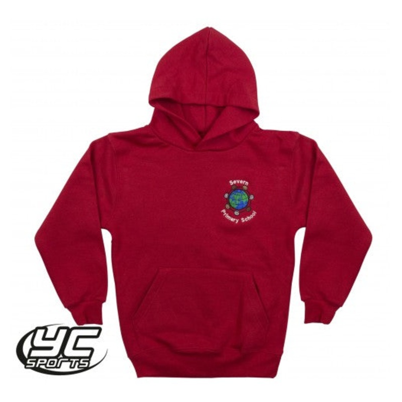 Severn Primary School Hoodie 3/4 RED