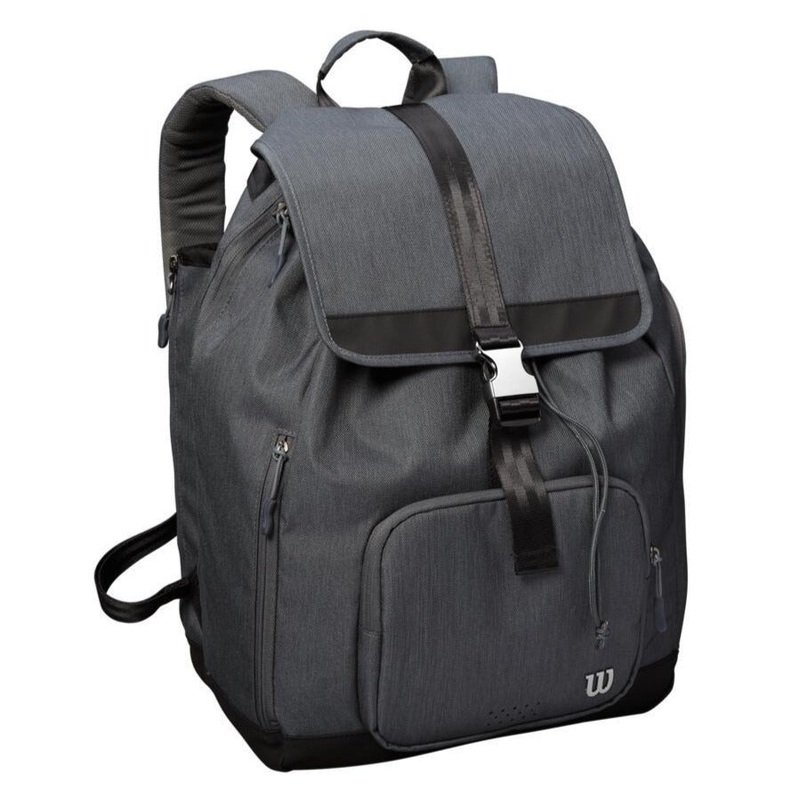 Wilson Women’s Foldover Backpack Racquet Bag (Grey)