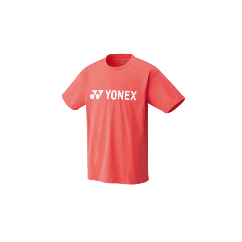 Yonex 16428 Men’s Logo T-Shirt [Coral Red]