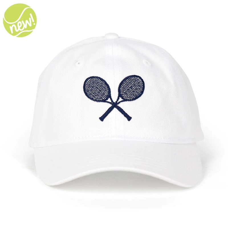 Ame & Lulu Heads Up Hat Tennis and Pickleball Crossed Racquets