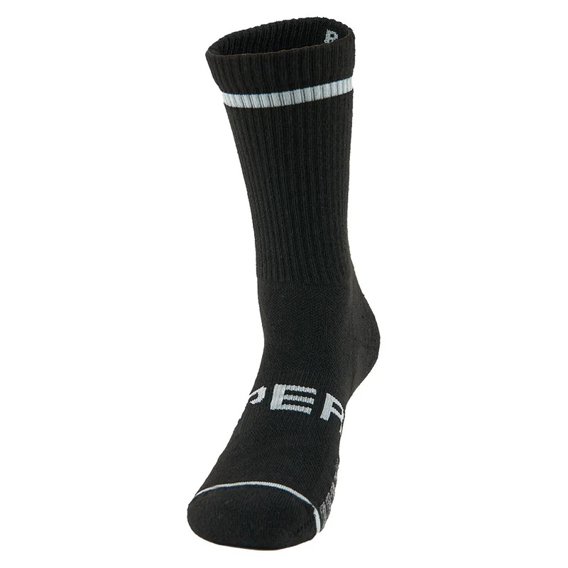 Experia Tennis Thin Cushion Crew Socks Black 2