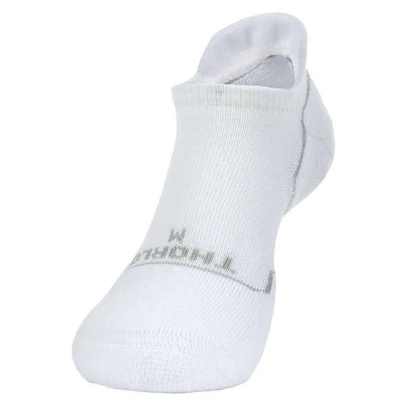 Light Cushion No Show Tab Pickleball Socks White