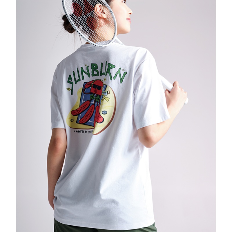 YONEX Unisex T-shirt 241TS045U WHITE 85(XS)
