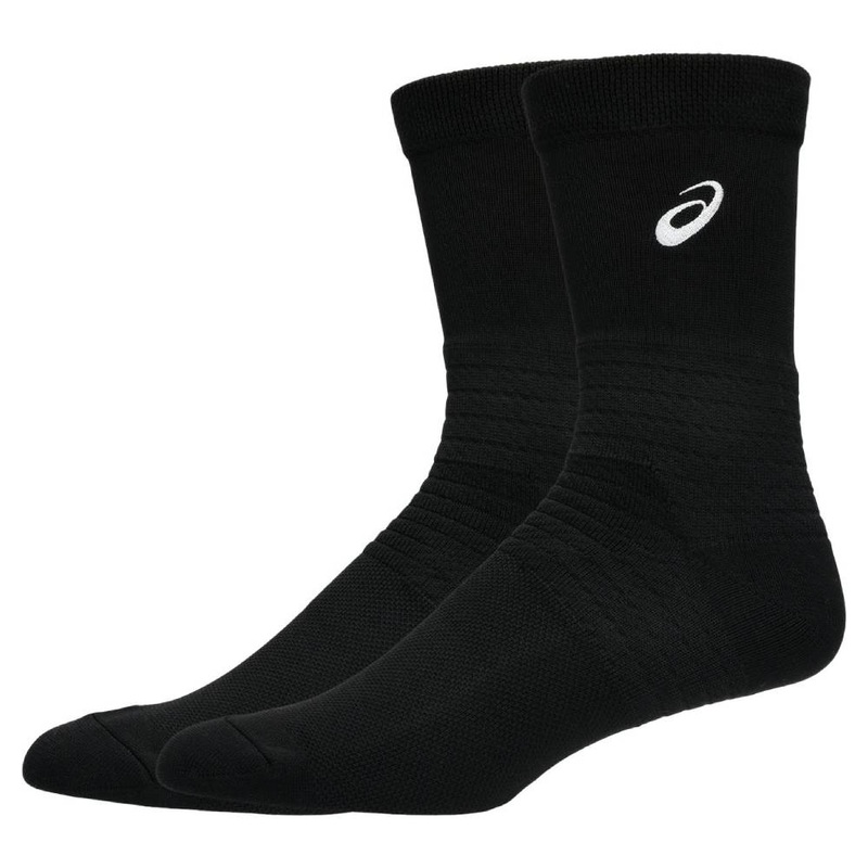 Asics Resolution Crew Socks (Performance Black)