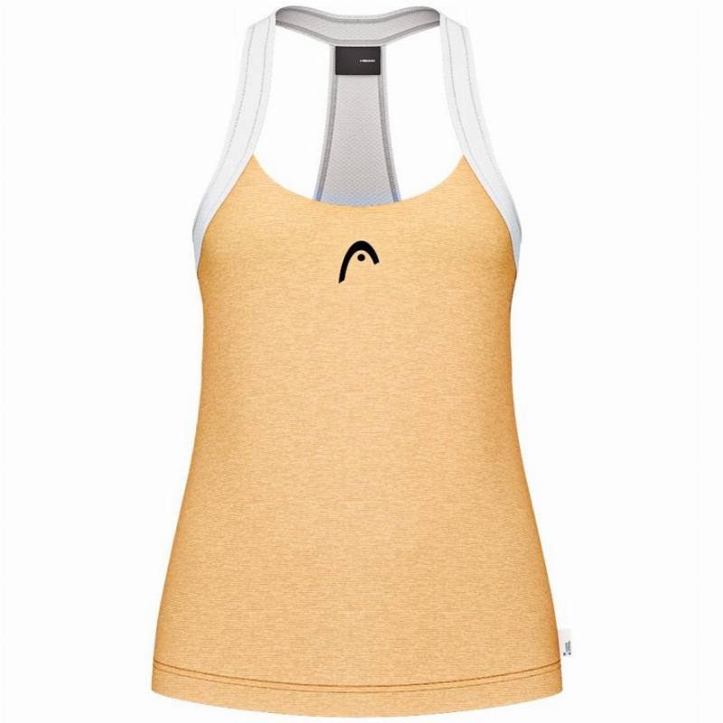 Camiseta Head Play Tech Amarillo Mujer