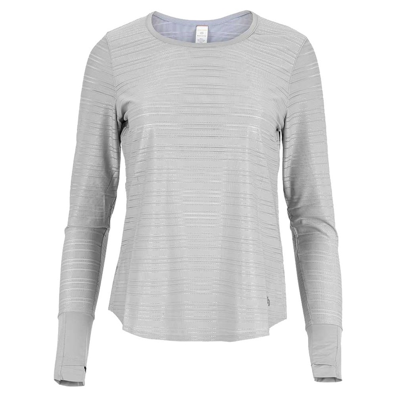 Cross Court Bellini Sterling Womens Long Sleeve Tennis Shirt