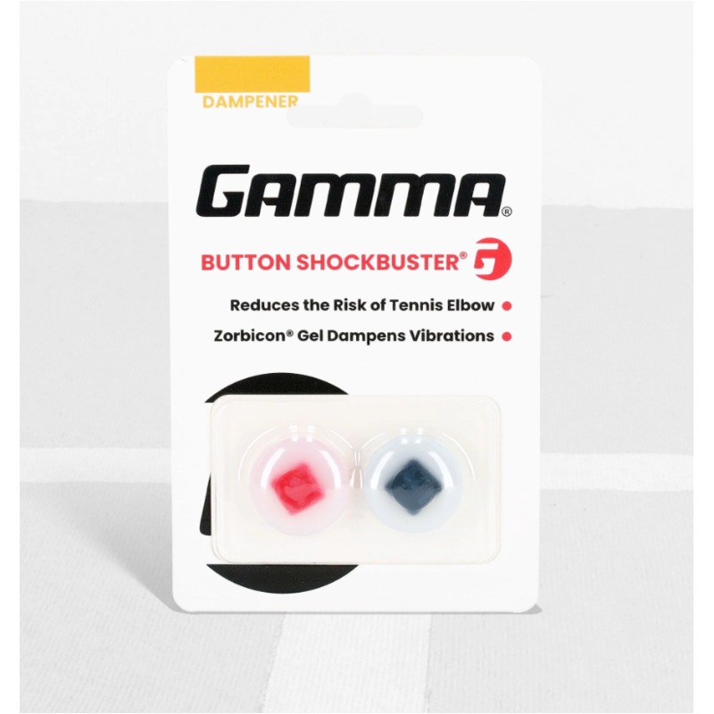 Gamma Shockbuster Vibration Dampener – 2 Pack Button Red