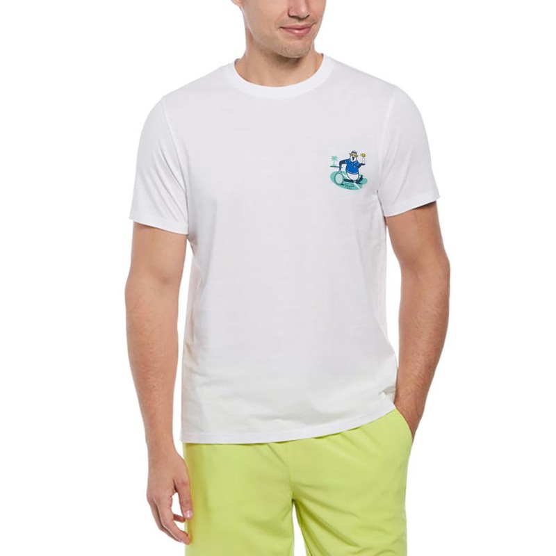 Men`s Trademark Graphic Tennis Tee Bright White
