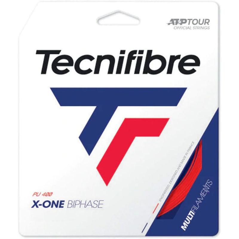 Tecnifibre X-One Biphase 18/1.18 Tennis String (Red)