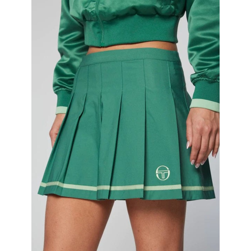 Women’s Sergio Tacchini Kalkman Tennis Skirt Small Green