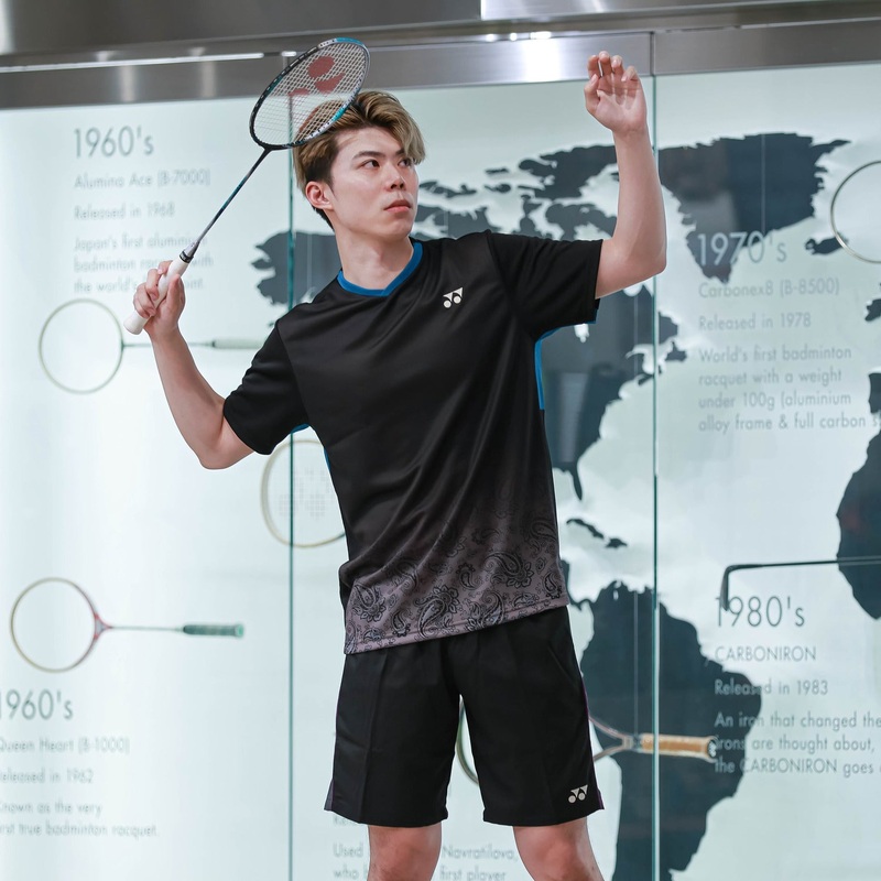 YONEX UNI Game shirt (fitted style) 10604 Black (007) M