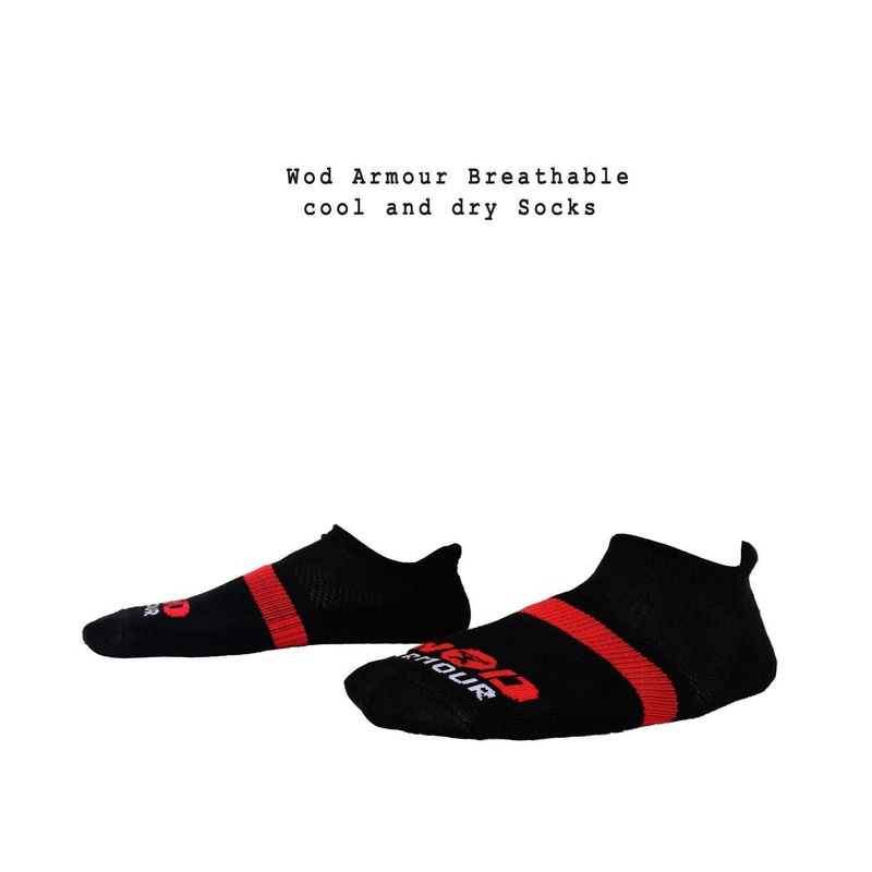 Ankle Length Breathable Training SocksWod Armour | Kibi Sports UK 5-7
