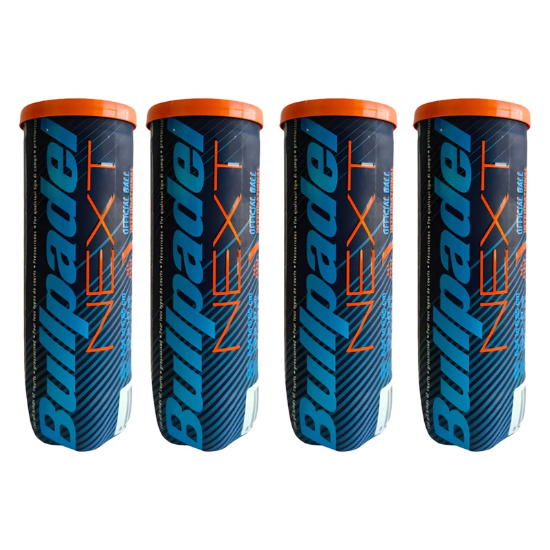 Bullpadel Padel Balls Next | 4x Can Bundle