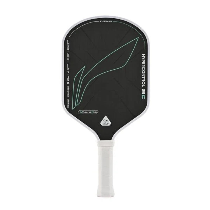Li-Ning HyperControl 8C Pickleball Paddle – Black/White Black/Pearl White One Size
