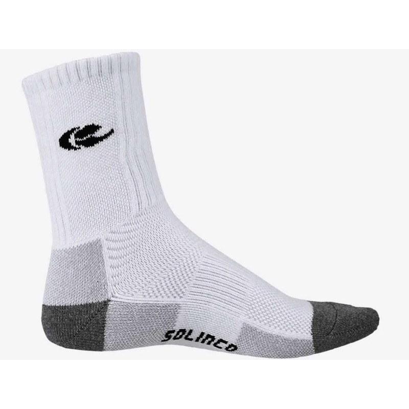 Solinco Heaven Crew Tennis Socks Medium Black