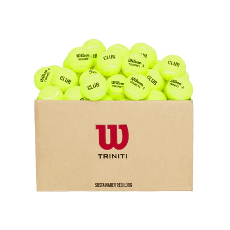Wilson Triniti Club TBALL 72 Ball Box WR8201501 One Size YELLOW