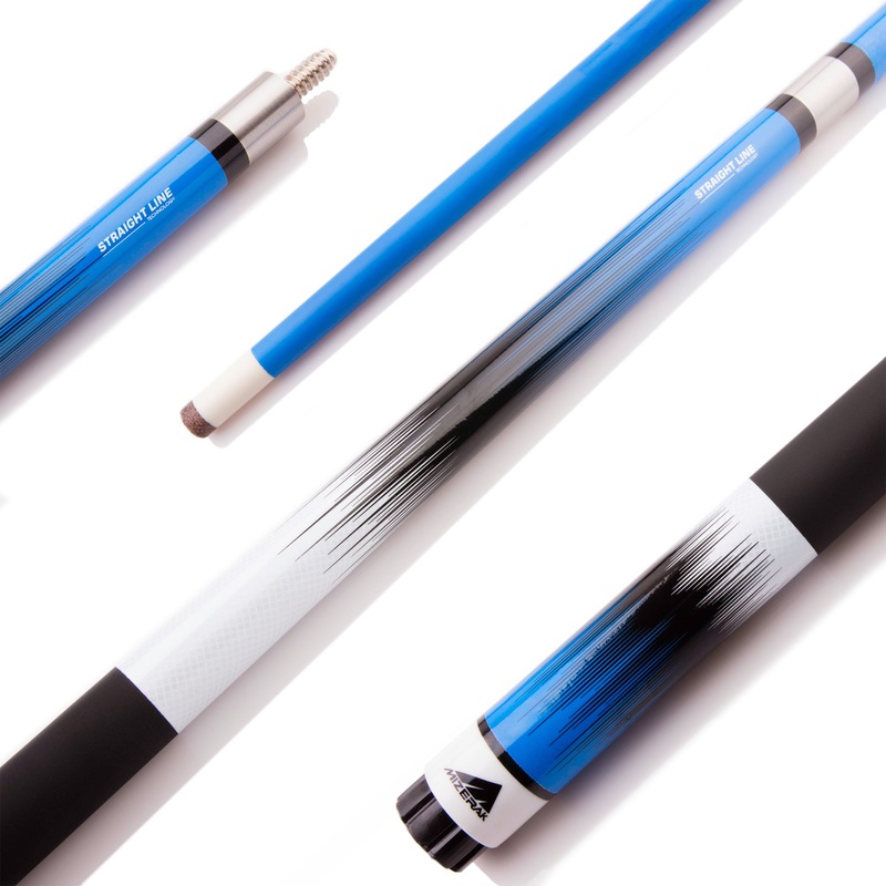 58″ Deluxe Composite Neon Fade Cue – Blue
