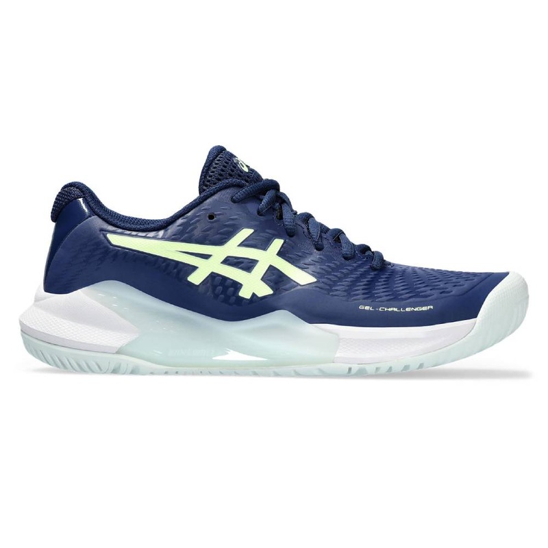 Asics Gel Challenger 14 Women’s Tennis Shoe (Blue Expanse/Illuminate Yellow)